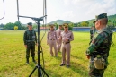 การตรวจความพร้อมของหน่วย ANTI DRONE  หน่วยบัญชาการต่อสู้อากาศยานและรักษาฝั่ง